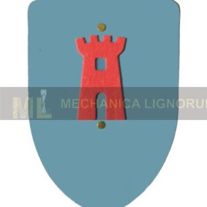 Small medieval shield - TOWER - box (60 pieces)