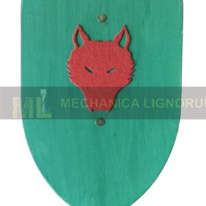 Small medieval shield - WOLF - box (60 pieces)