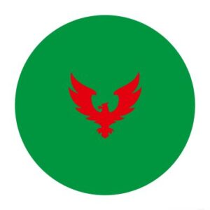 Round medieval shield - EAGLE (MOQ 40 pieces)